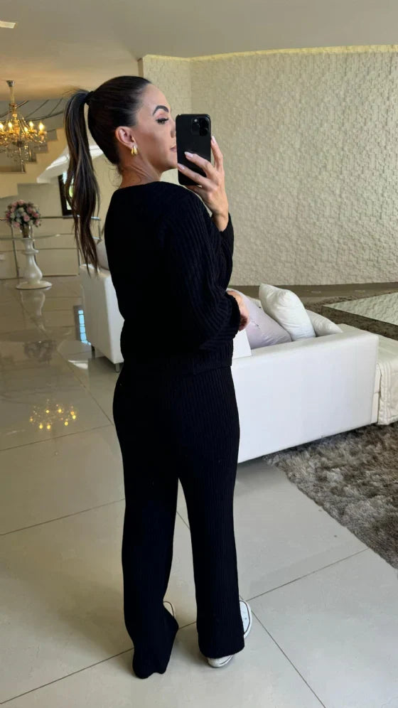 CONJUNTO TRICÔ 3 PEÇAS
