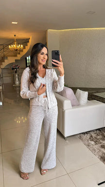 CONJUNTO TRICÔ 3 PEÇAS