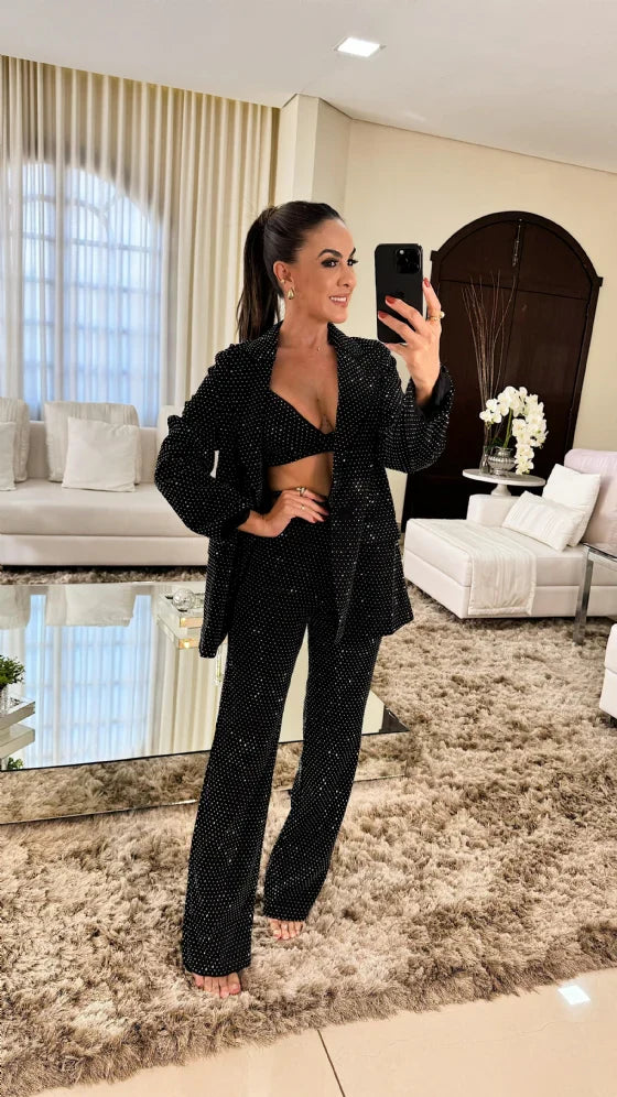 Conjunto com Blazer - 3 Peças