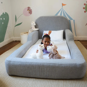 Cama Montessoriana Solteiro - Linho | Little Duck