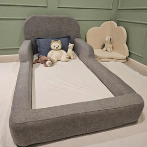 Cama Montessoriana Solteiro - Linho | Little Duck