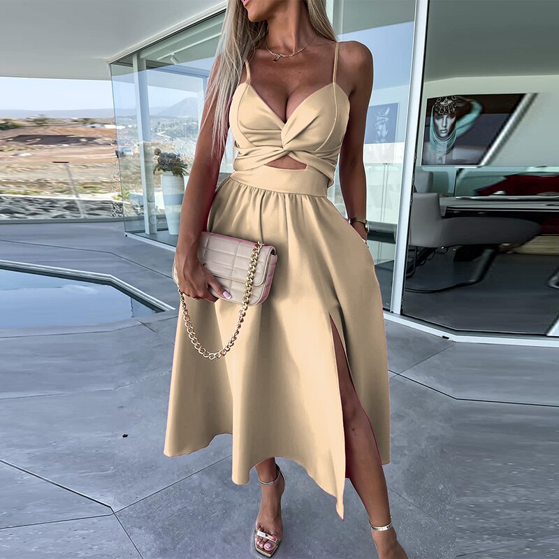 Vestido Midi Allure - Tecido Premium