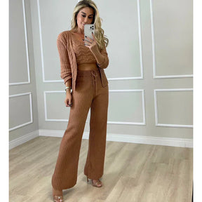 CONJUNTO TRICÔ 3 PEÇAS