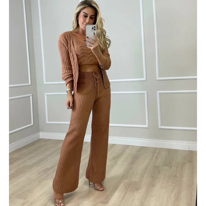 CONJUNTO TRICÔ 3 PEÇAS