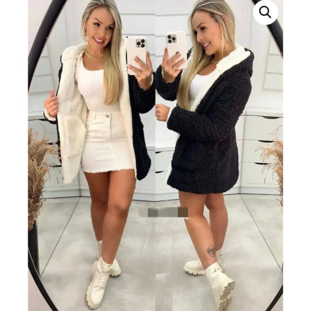 Casaco Teddy Dupla Face